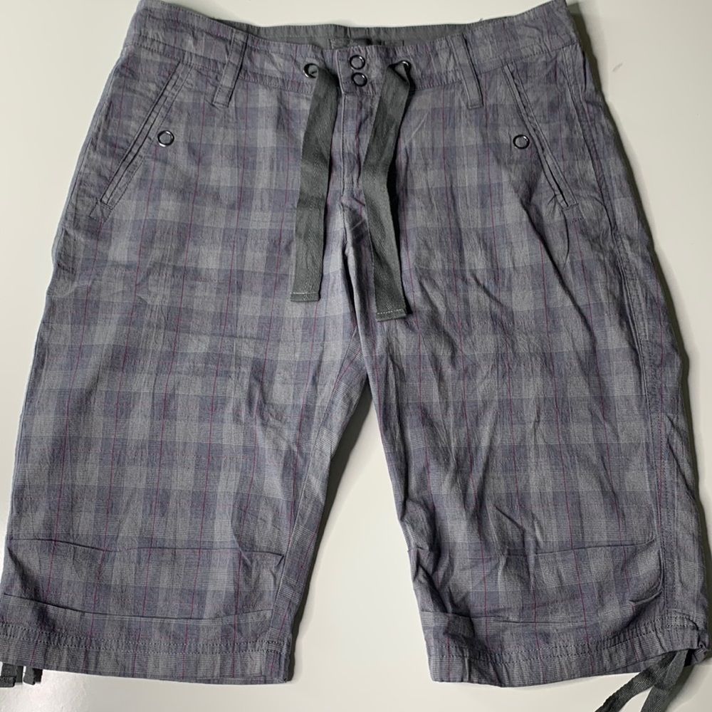 Prana Mitzi Capri Plaid Size 6